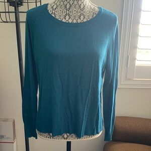 Zara Teal Lightweight Sweater